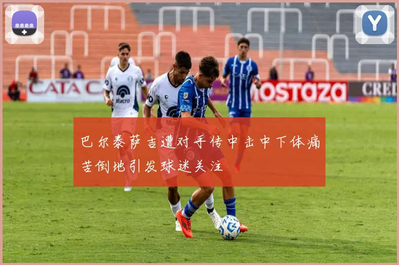 巴尔泰萨吉遭对手传中击中下体痛苦倒地引发球迷关注